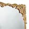 Gold Wood Carved Acanthus Floral Wall Mirror 30" x 2" x 41"